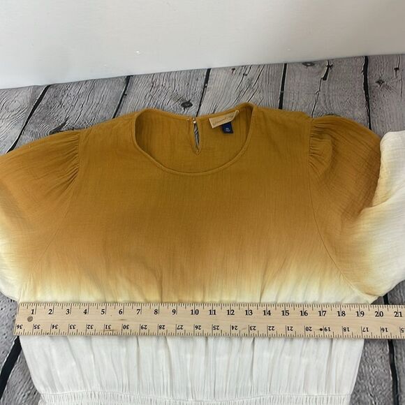 Universal Thread Women's GauzyTie-Dye Long Sleeve Tiered Dress Size XXL - Picture 14 of 15